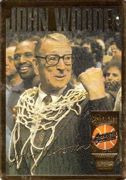 1995 Action Packed Hall of Fame #16 John Wooden Front