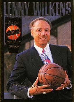 1995 Action Packed Hall of Fame #18 Lenny Wilkens Front