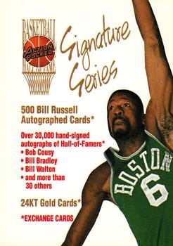 1995 Action Packed Hall of Fame #NNO Bill Russell Front