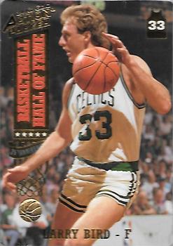 1993 Action Packed Hall of Fame - 24K Gold #17G Larry Bird Front