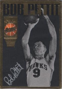1995 Action Packed Hall of Fame - Autographs #27 Bob Pettit Front