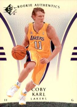 2007-08 SP Authentic - Retail #114 Coby Karl Front