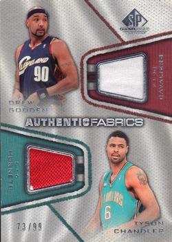 2007-08 SP Game Used - Authentic Fabrics Dual #AFD-WC Tyson Chandler / Drew Gooden Front