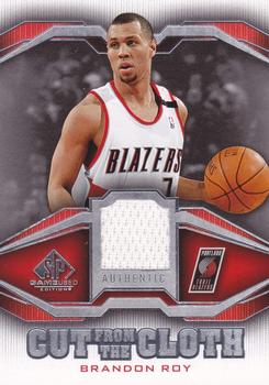 2007-08 SP Game Used - Cut from the Cloth #CC-BR Brandon Roy Front