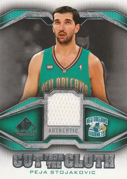 2007-08 SP Game Used - Cut from the Cloth #CC-PS Peja Stojakovic Front