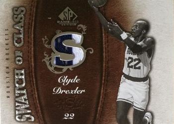 2007-08 SP Game Used - Swatch of Class #SC-CD Clyde Drexler Front