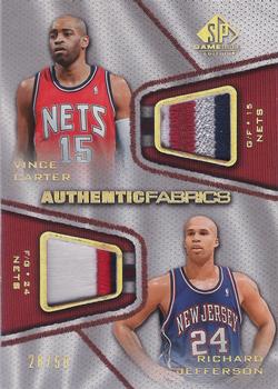 2007-08 SP Game Used - Authentic Fabrics Dual Patch #AFD-CJ Vince Carter / Richard Jefferson Front