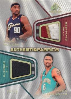 2007-08 SP Game Used - Authentic Fabrics Dual Patch #AFD-WC Tyson Chandler / Drew Gooden Front