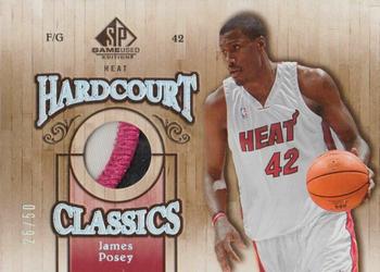 2007-08 SP Game Used - Hardcourt Classics Patch #HC-JP James Posey Front
