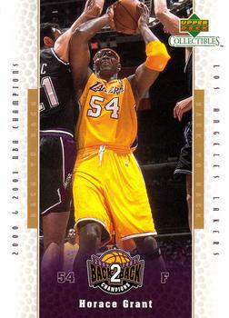 2001 Upper Deck Los Angeles Lakers Back2Back Champions #LA3 Horace Grant Front