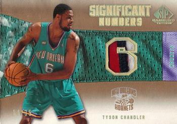 2007-08 SP Game Used - Significant Numbers Non-Auto Patch #SNA-TC Tyson Chandler Front
