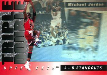 1993-94 Upper Deck German - Triple Double #TD2 Michael Jordan Front