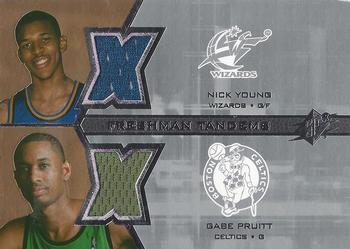2007-08 SPx - Freshman Orientation Tandems #F2-YP Nick Young / Gabe Pruitt Front