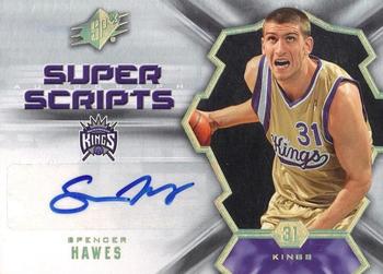 2007-08 SPx - Super Scripts #SS-SH Spencer Hawes Front