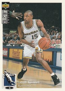 1994-95 Collector's Choice German #15 Latrell Sprewell Front