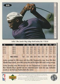 1994-95 Collector's Choice German #23 Michael Jordan Back
