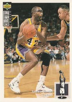 1994-95 Collector's Choice German #142 James Worthy Front