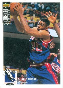 1994-95 Collector's Choice German #162 Allan Houston Front