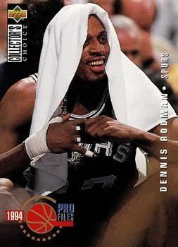 1994-95 Collector's Choice German #202 Dennis Rodman Front