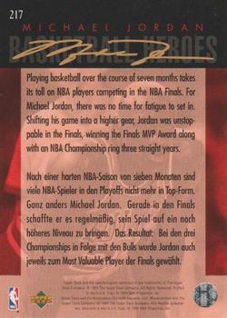 1994-95 Collector's Choice German #217 Michael Jordan Back