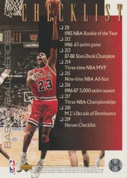 1994-95 Collector's Choice German #219 Michael Jordan Back