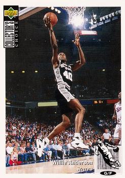 1994-95 Collector's Choice German #340 Willie Anderson Front