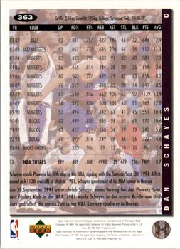 1994-95 Collector's Choice German #363 Danny Schayes Back