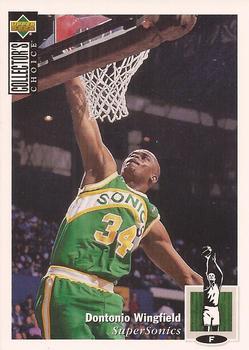1994-95 Collector's Choice German #365 Dontonio Wingfield Front