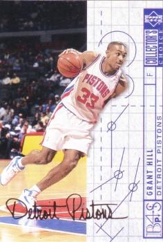 1994-95 Collector's Choice German - Gold Signatures #379 Grant Hill Front