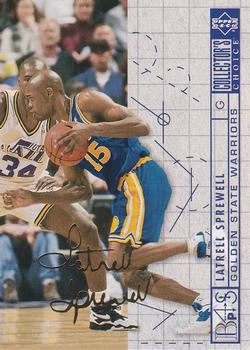1994-95 Collector's Choice German - Gold Signatures #380 Latrell Sprewell Front