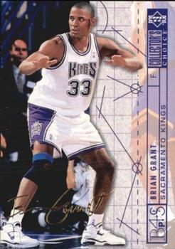 1994-95 Collector's Choice German - Gold Signatures #394 Brian Grant Front