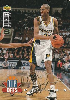 1994-95 Collector's Choice German - Gold Signatures #176 Reggie Miller Front