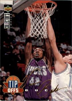 1994-95 Collector's Choice German - Gold Signatures #180 Vin Baker Front