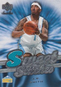 2007-08 Upper Deck Sweet Shot - Sweet Stitches #ST-JS J.R. Smith Front