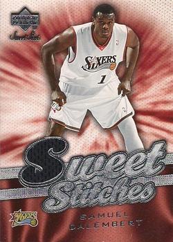 2007-08 Upper Deck Sweet Shot - Sweet Stitches #ST-SD Samuel Dalembert Front