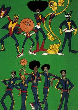 1992 Comic Images Harlem Globetrotters #27 Celluloid Heroes Front