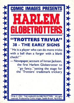 1992 Comic Images Harlem Globetrotters #38 The Early Signs Back