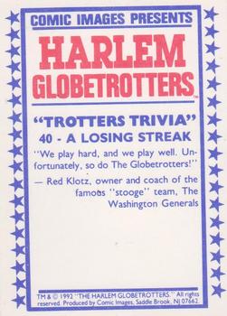 1992 Comic Images Harlem Globetrotters #40 A Losing Streak Back