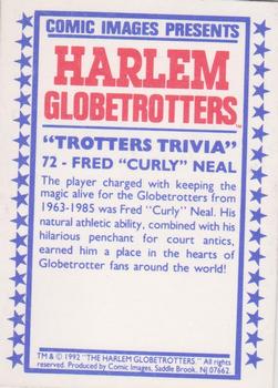 1992 Comic Images Harlem Globetrotters #72 Fred 