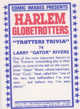 1992 Comic Images Harlem Globetrotters #74 Larry 