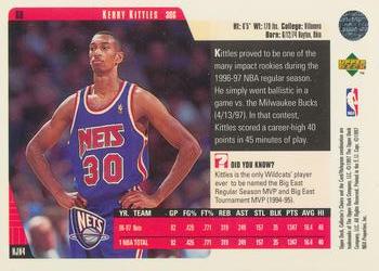 1997-98 Collector's Choice European #88 Kerry Kittles Back