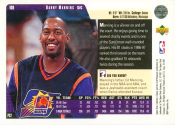 1997-98 Collector's Choice European #109 Danny Manning Back