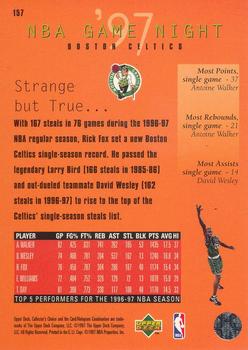 1997-98 Collector's Choice European #157 Boston Celtics Back