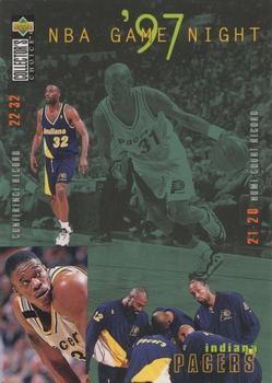 1997-98 Collector's Choice European #166 Indiana Pacers Front
