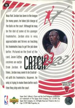 1997-98 Collector's Choice European #195 Michael Jordan Back