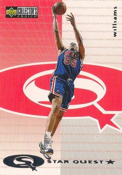 1997-98 Collector's Choice European - StarQuest #SQ21 Jayson Williams Front