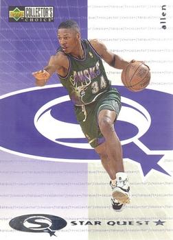 1997-98 Collector's Choice European - StarQuest #SQ35 Ray Allen Front
