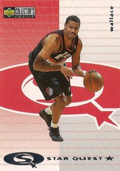 1997-98 Collector's Choice European - StarQuest #SQ37 Rasheed Wallace Front