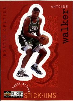 1997-98 Collector's Choice European - Super Action Stick 'Ums #S2 Antoine Walker Front