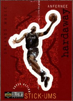1997-98 Collector's Choice European - Super Action Stick 'Ums #S19 Anfernee Hardaway Front